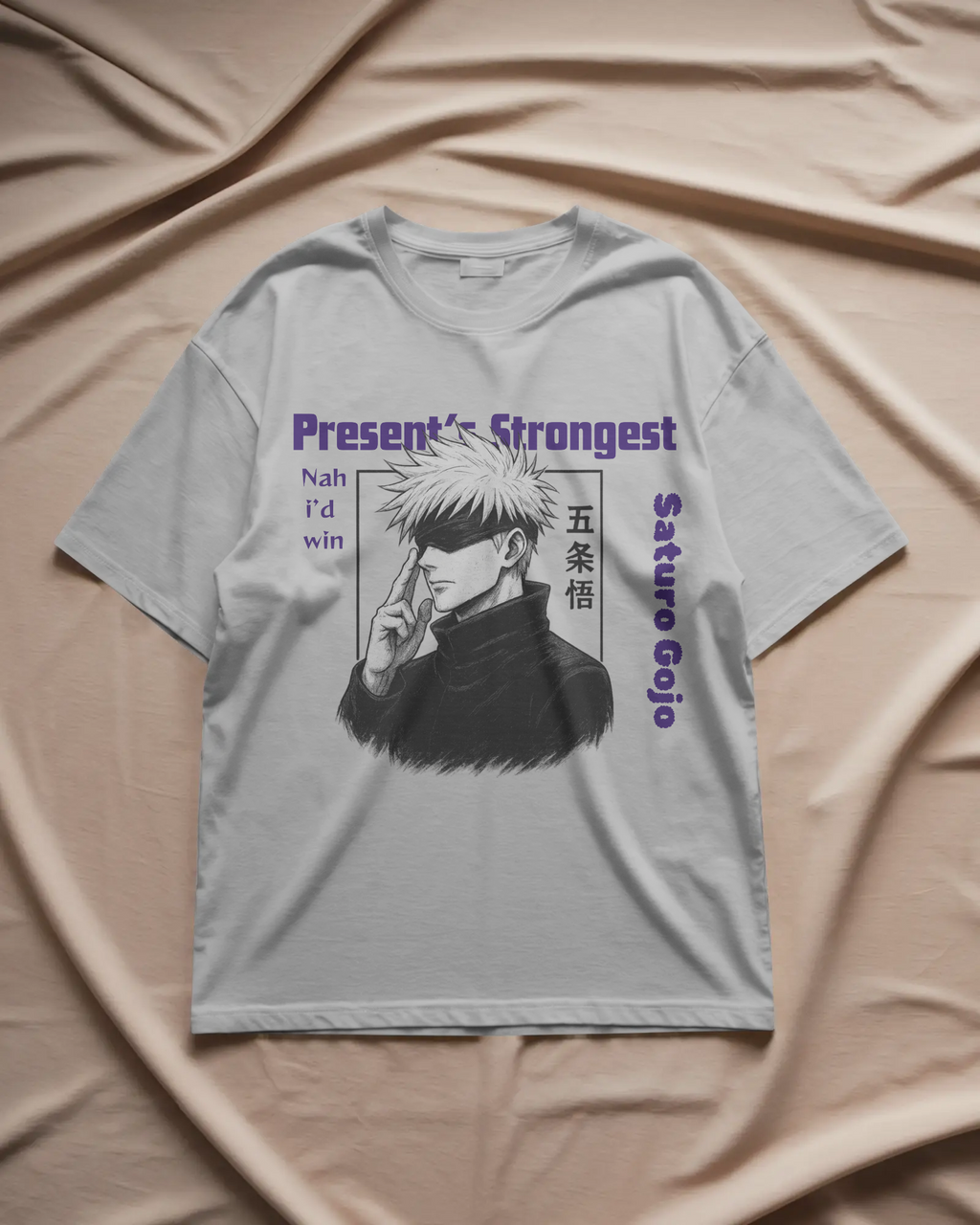Gojo x Sukuna Front & Back Premium Unisex Oversized Tee