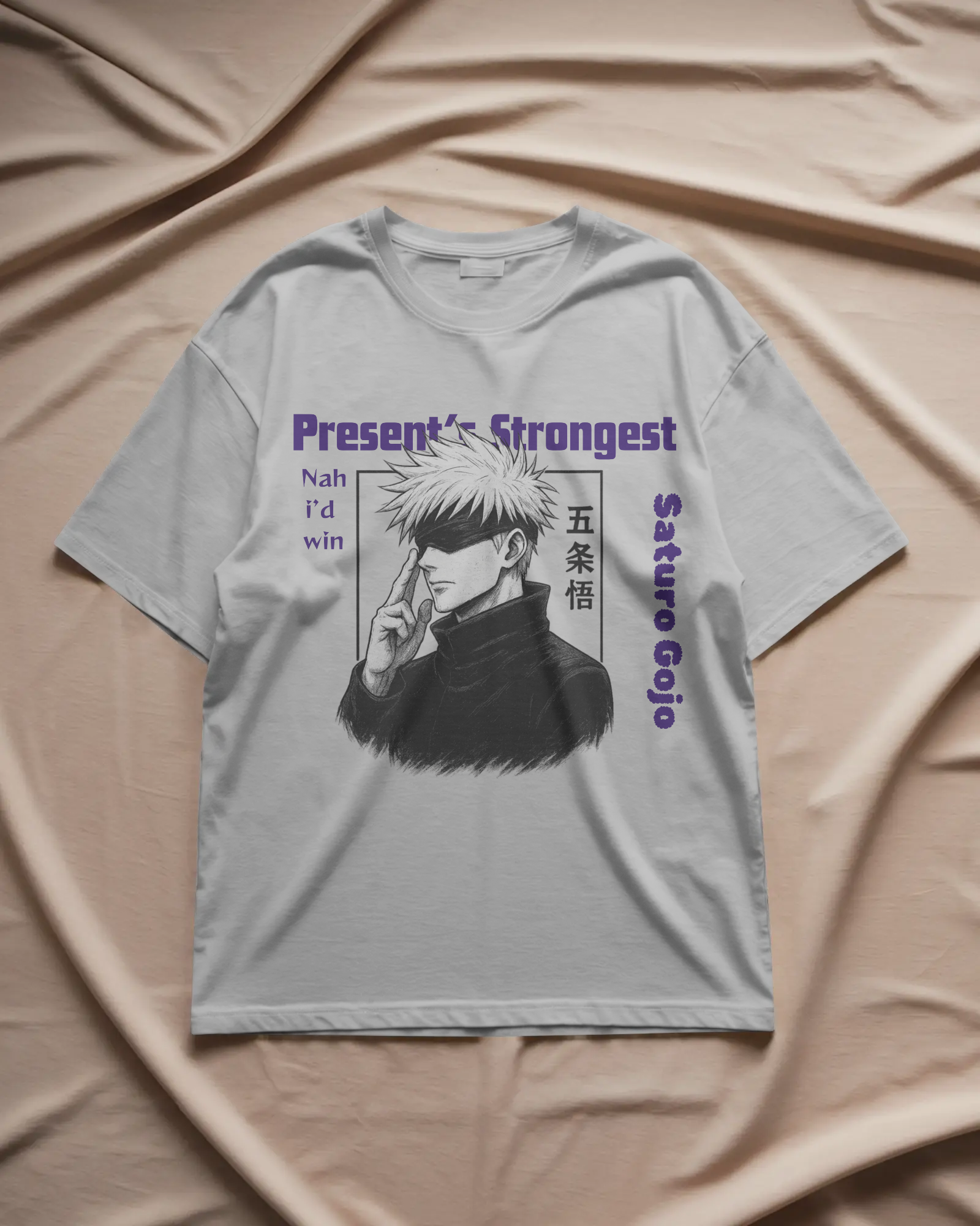 Gojo x Sukuna Front & Back Premium Unisex Oversized Tee