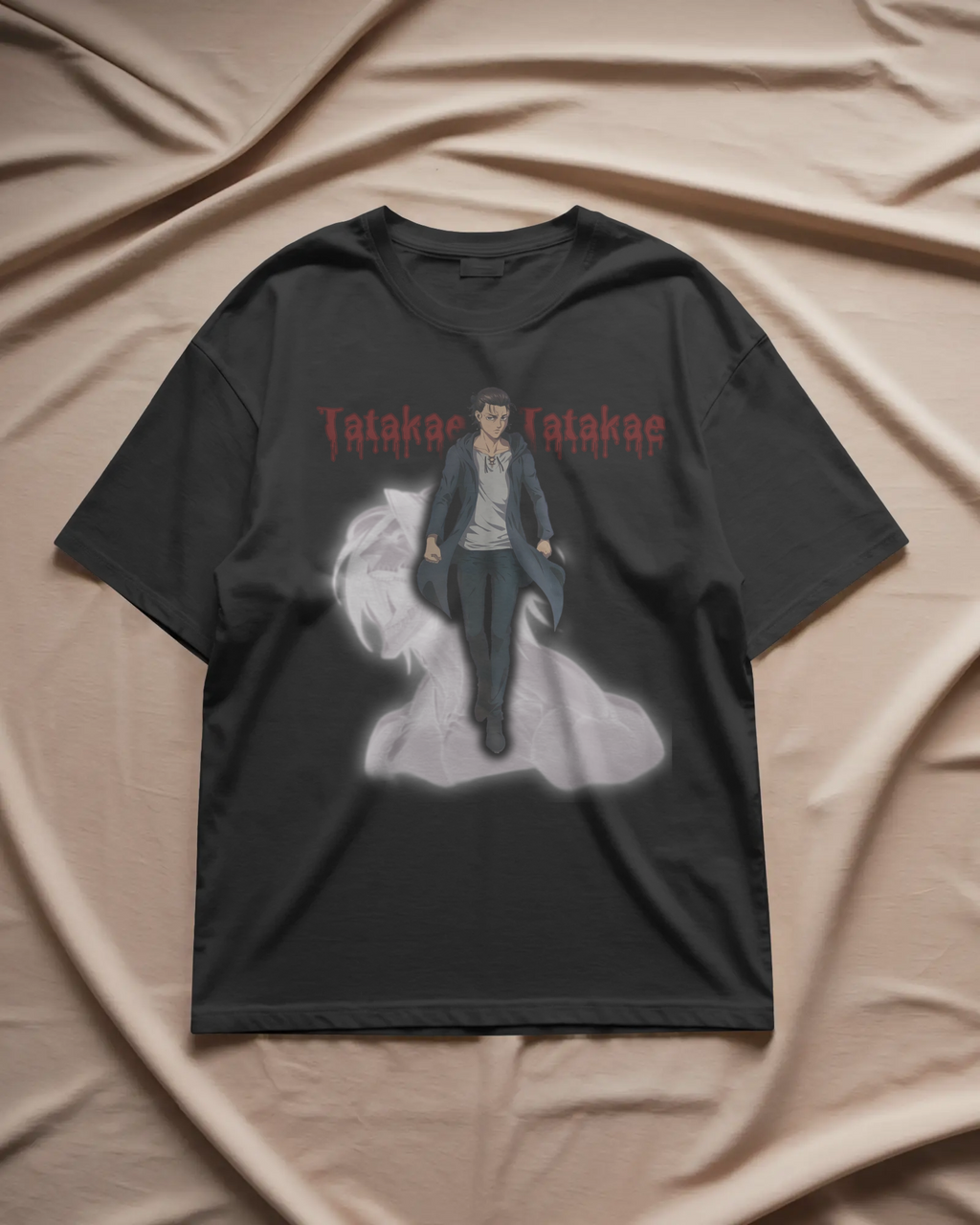 Unisex Oversized Tatakae T-Shirt