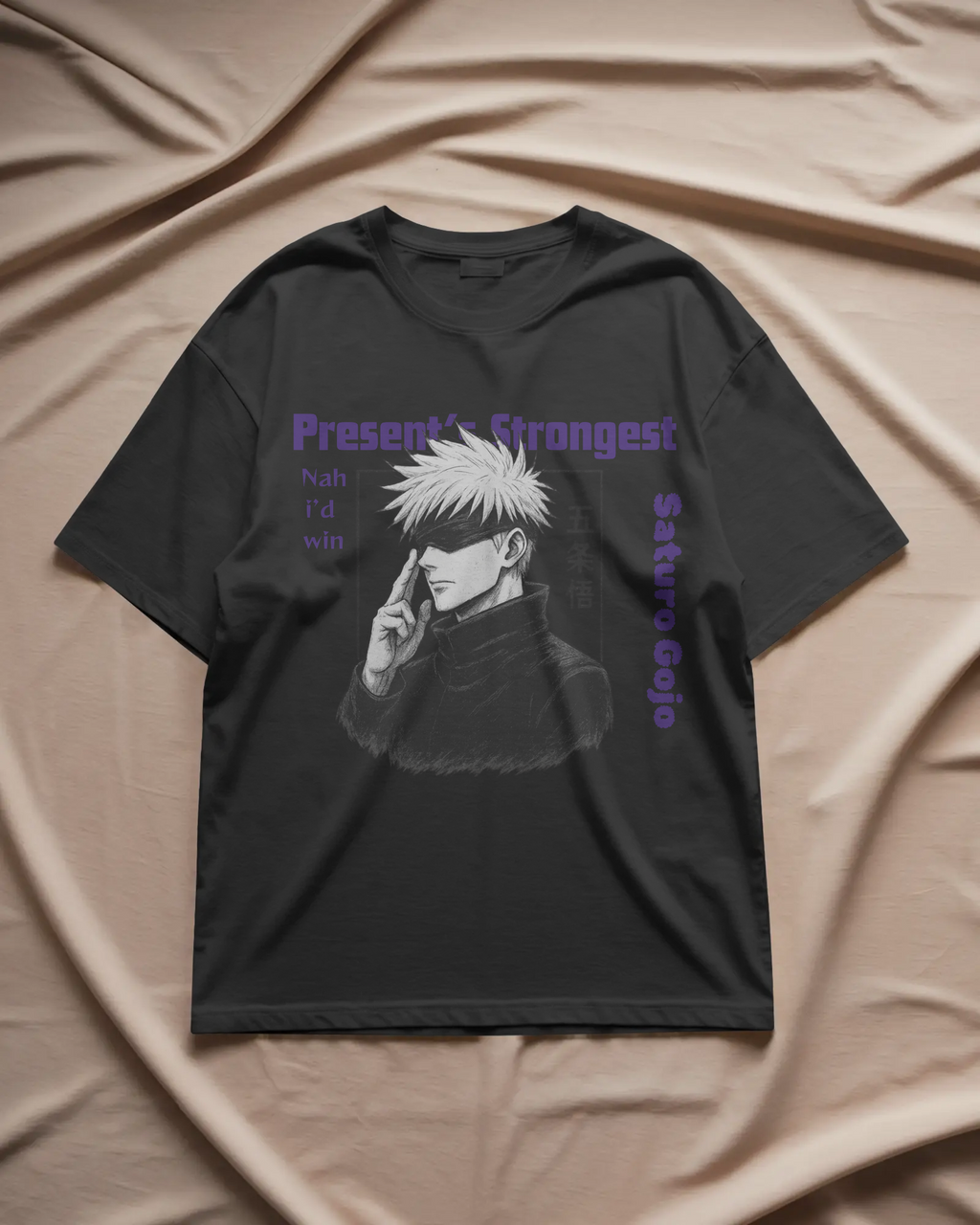 Gojo x Sukuna Front & Back Premium Unisex Oversized Tee