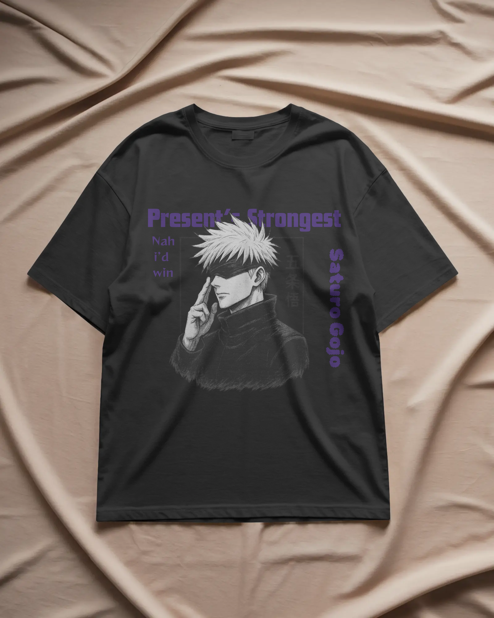 Gojo x Sukuna Front & Back Premium Unisex Oversized Tee
