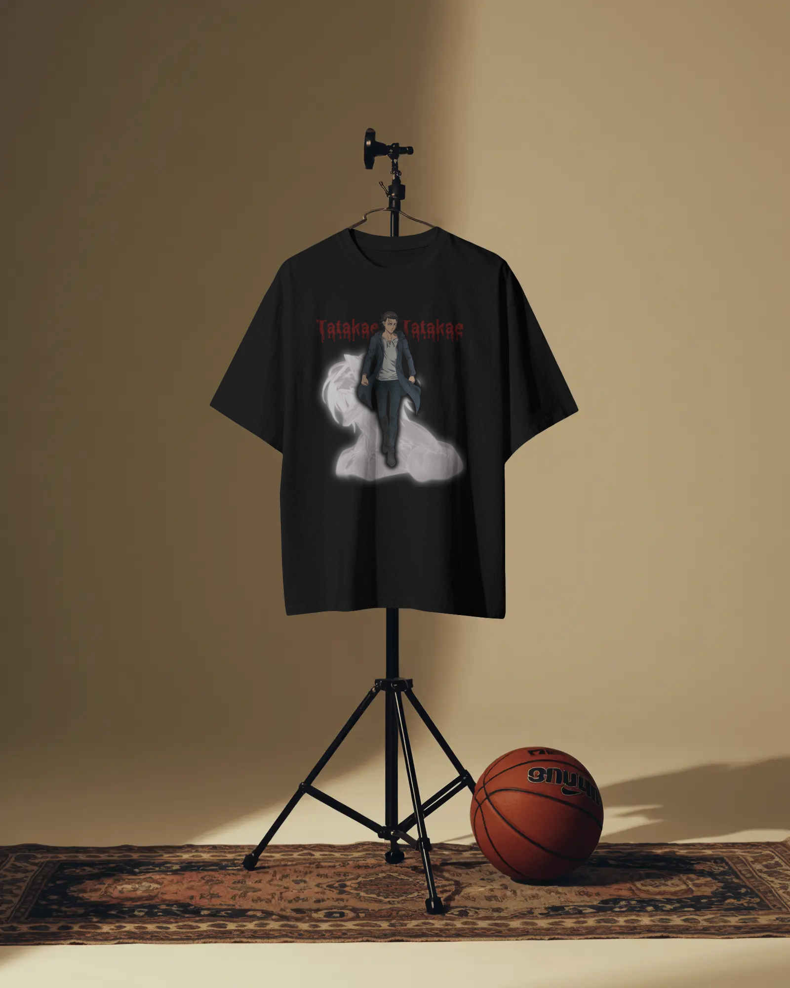 Unisex Oversized Tatakae T-Shirt