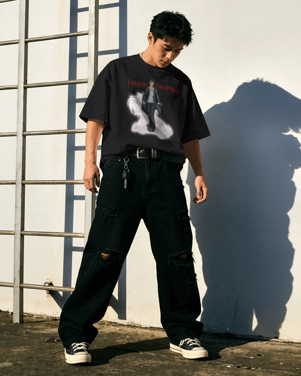Unisex Oversized Tatakae T-Shirt